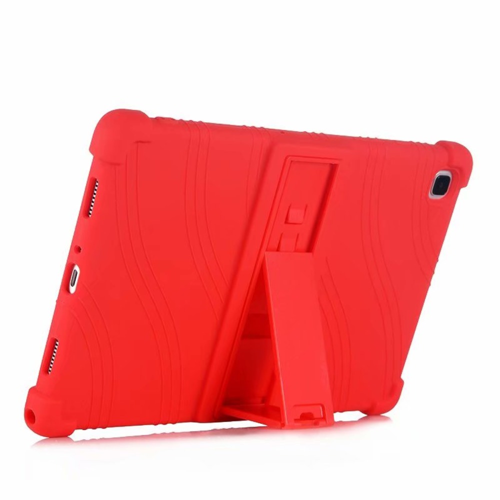 FUNDA PARA SAMSUNG TAB A8 10.5' GOMAS CON PARANTE ROJA - 1