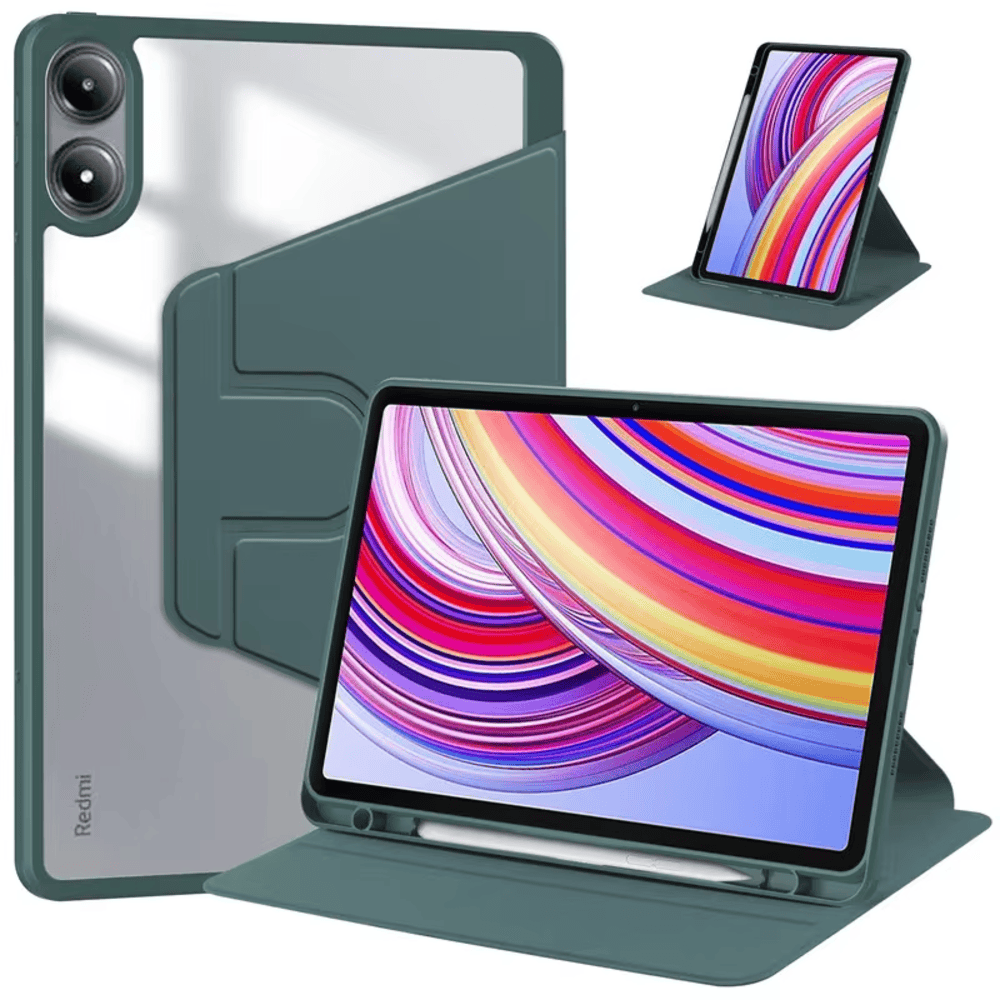 FUNDA PARA IPAD 7MA GEN 10.2' MAGNÉTICA 360° VERDE - 1