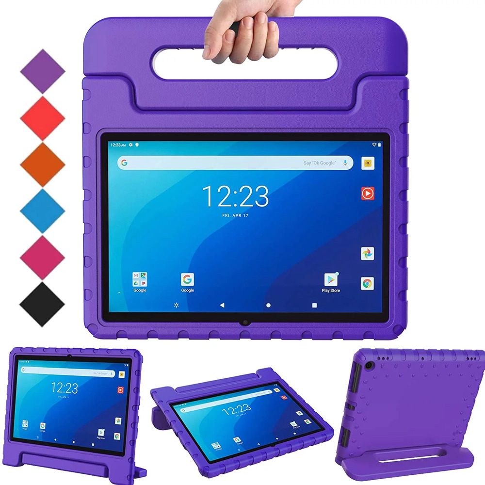 FUNDA PARA SAMSUNG TAB S5E 10.5' DE MALETA GOMA MORADA - 1