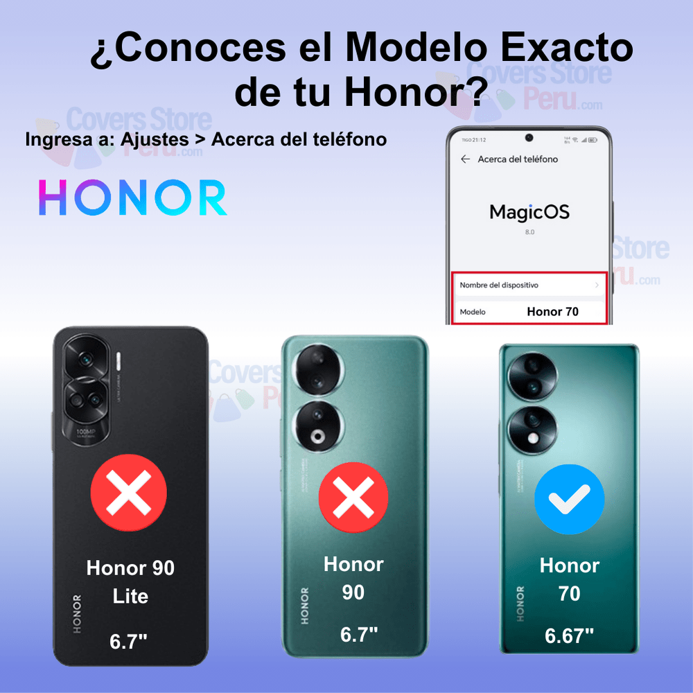 FUNDA PARA HONOR 70 5G TPU ESQUINAS REFORZADAS ANTISHOCK - 2