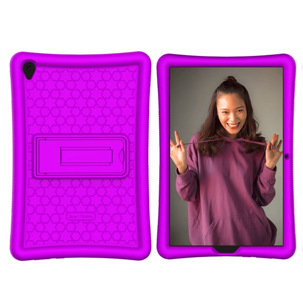 FUNDA PARA HONOR PAD X8 10.1' - SILICONA SOFT ANTISHOCK MORADO - 2