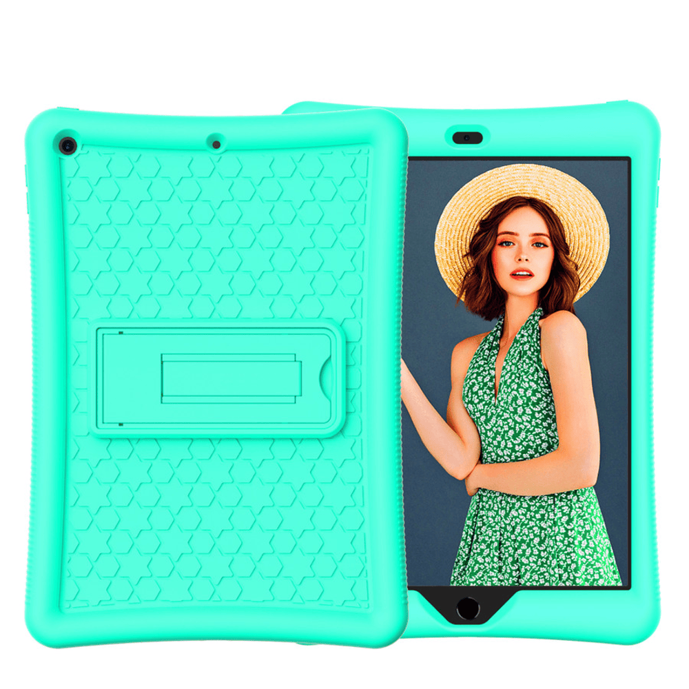FUNDA PARA IPAD 8VA GEN 10.2' - SILICONA SOFT ANTISHOCK VERDE - 2