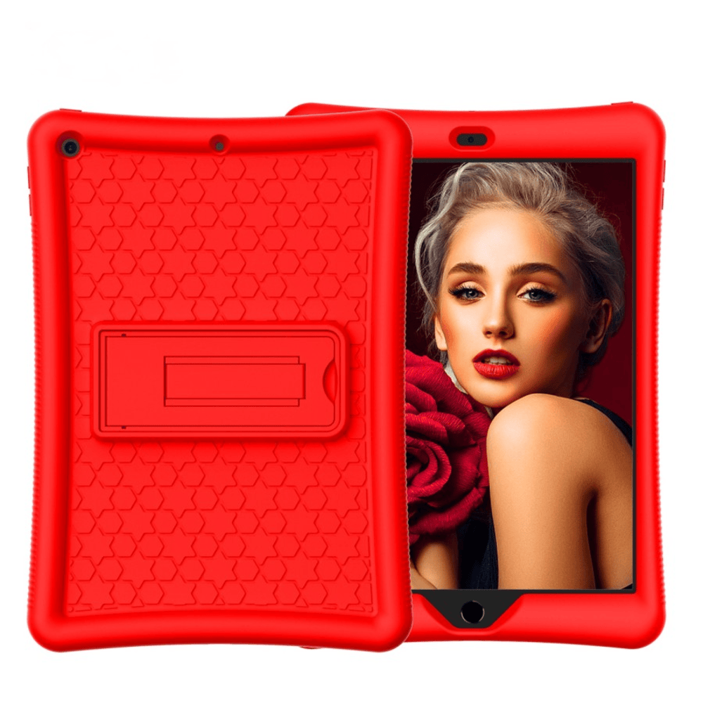 FUNDA PARA LENOVO TAB YOGA SMART 10.1' - SILICONA SOFT ANTISHOCK ROJA - 2