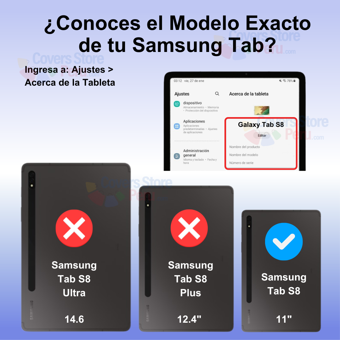 FUNDA PARA SAMSUNG TAB S8 11' - SILICONA SOFT ANTISHOCK NEGRA - 4
