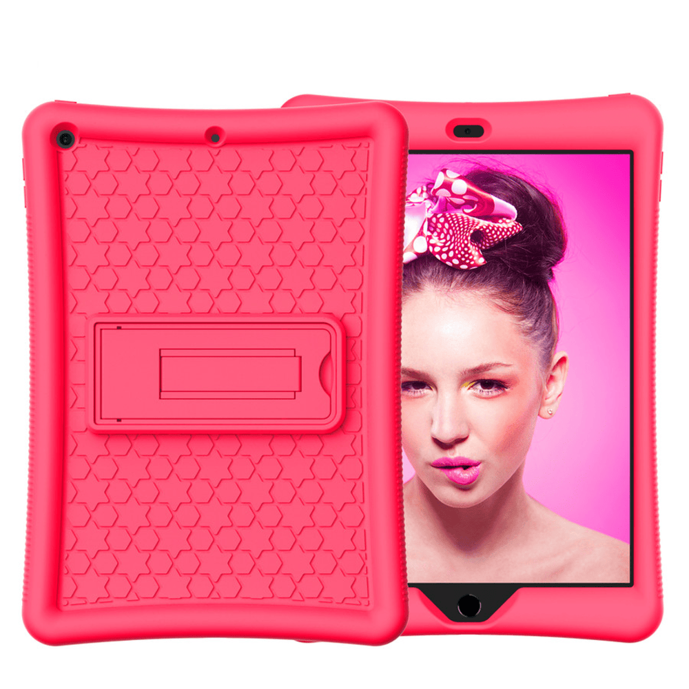 FUNDA PARA SAMSUNG TAB A7 LITE 8.7' - SILICONA SOFT ANTISHOCK FUCSIA - 2