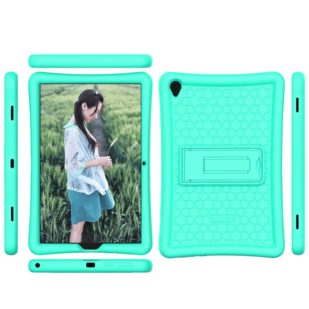 FUNDA PARA SAMSUNG TAB A7 10.4' - SILICONA SOFT ANTISHOCK VERDE - 3