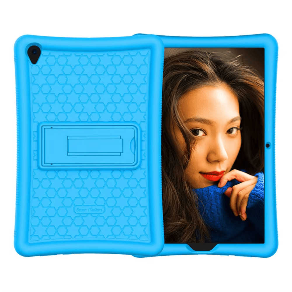 FUNDA PARA SAMSUNG TAB S8 11' - SILICONA SOFT ANTISHOCK CELESTE - 2