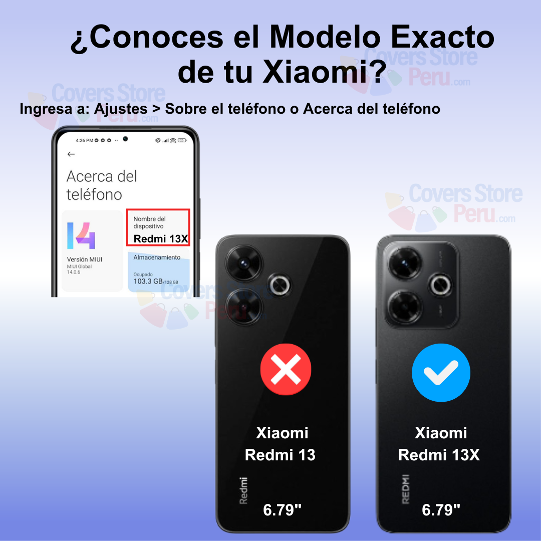 FUNDA PARA XIAOMI REDMI 13X AHUMADO CON ANILLO AZUL ANTISHOCK - 2