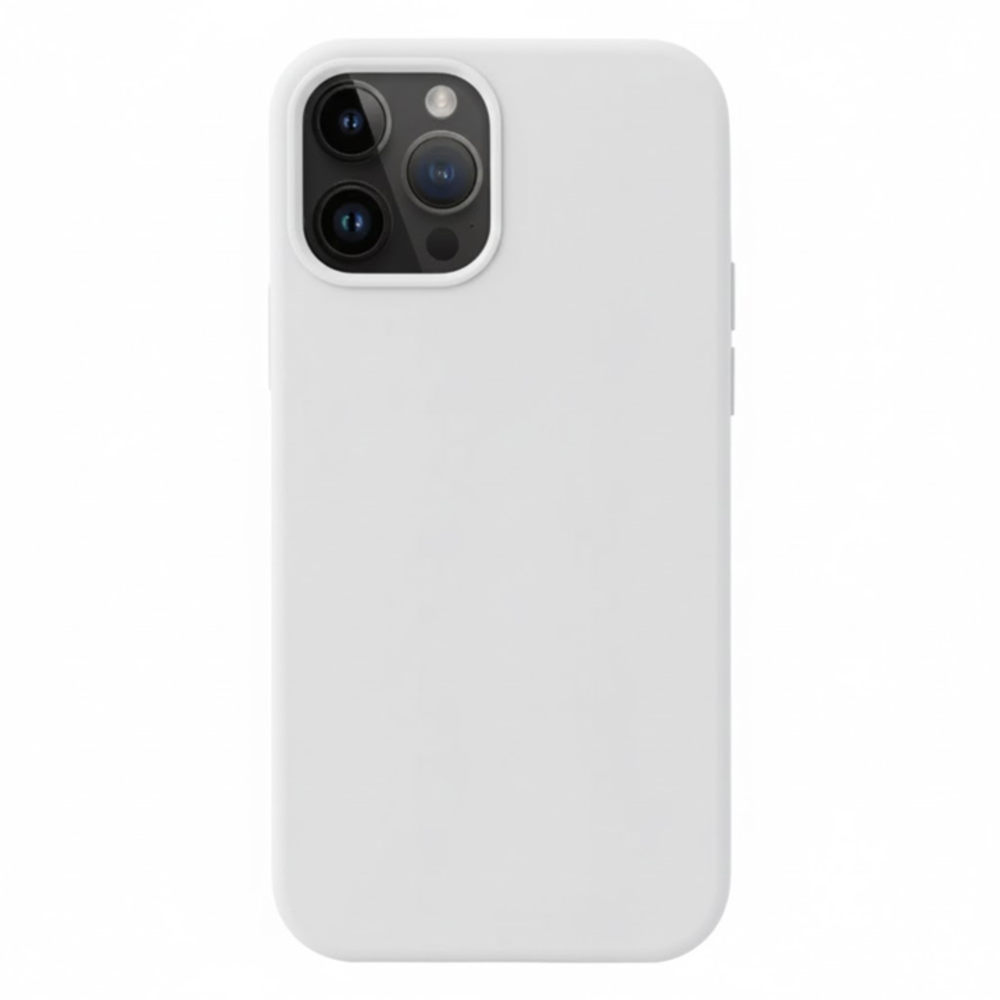 FUNDA PARA IPHONE 13 PRO MAX SOFT FEELING ANTISHOCK BLANCO - 1