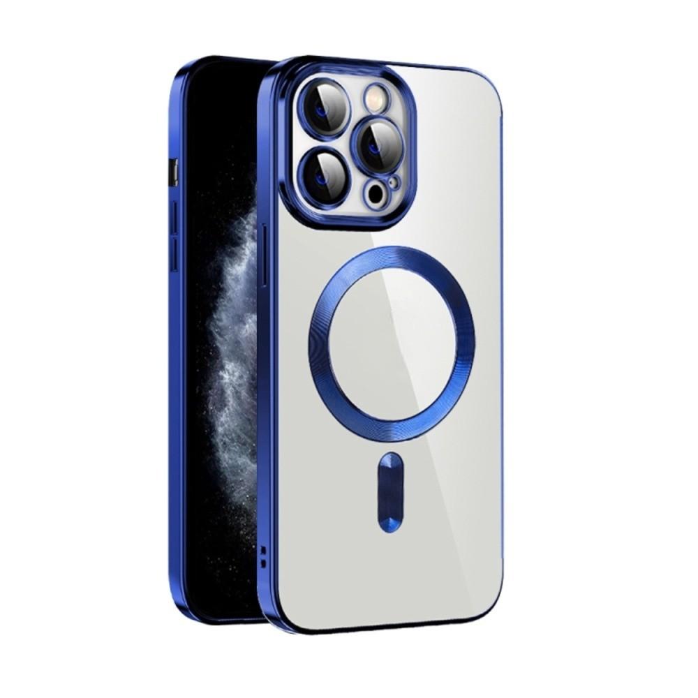 FUNDA PARA IPHONE 14 PLUS MAGSAFE CON PROTECTOR DE CAMARA AZUL - 1
