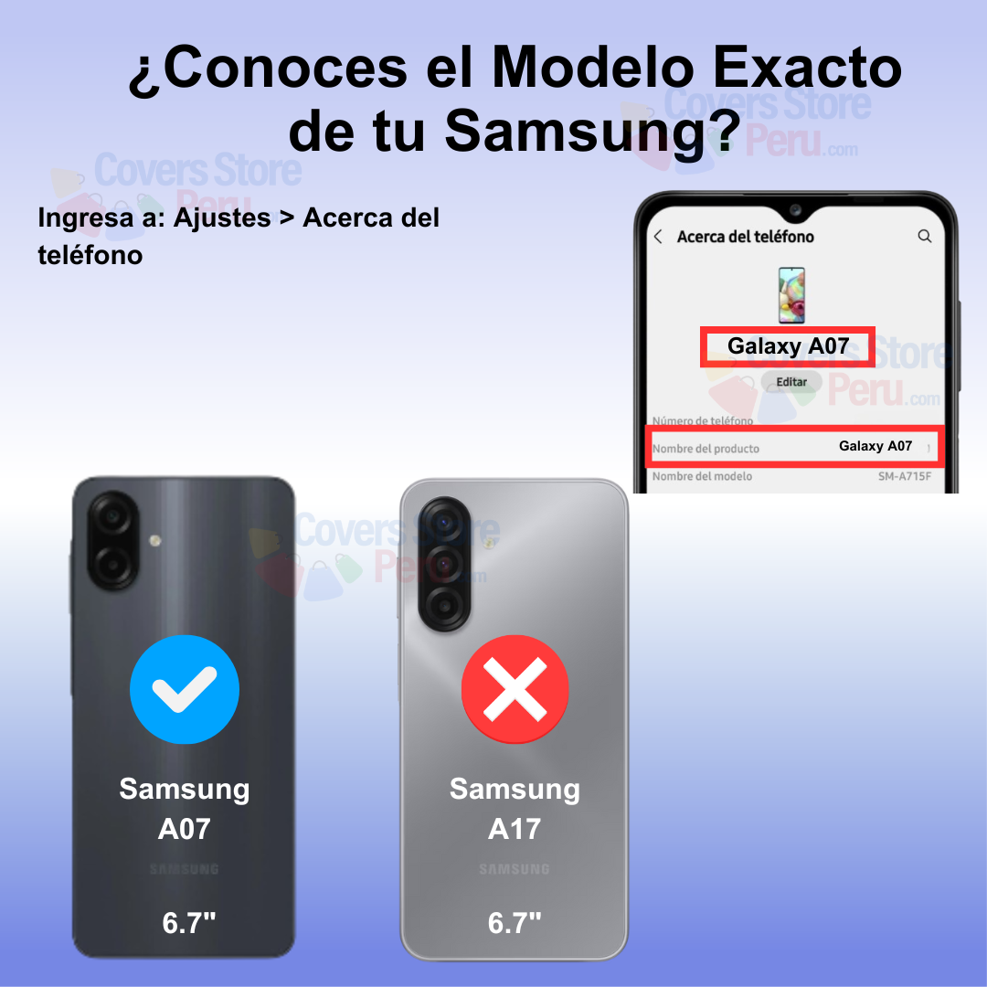 FUNDA PARA SAMSUNG A07 HOLDER PARANTE + ANILLO ANTISHOCK AZUL - 2
