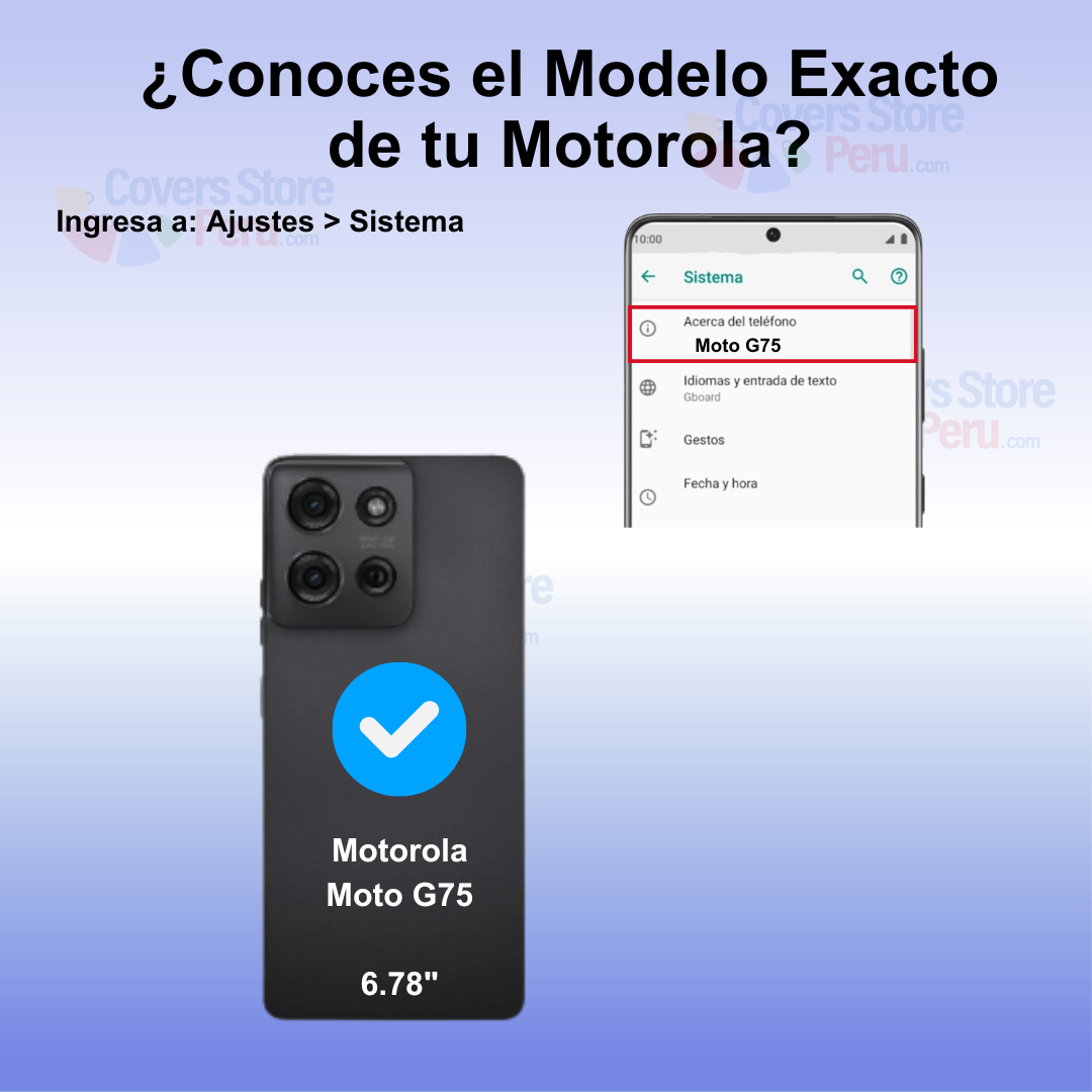 FUNDA PARA MOTOROLA MOTO G75 HOLDER PARANTE + ANILLO ANTISHOCK AZUL - 2