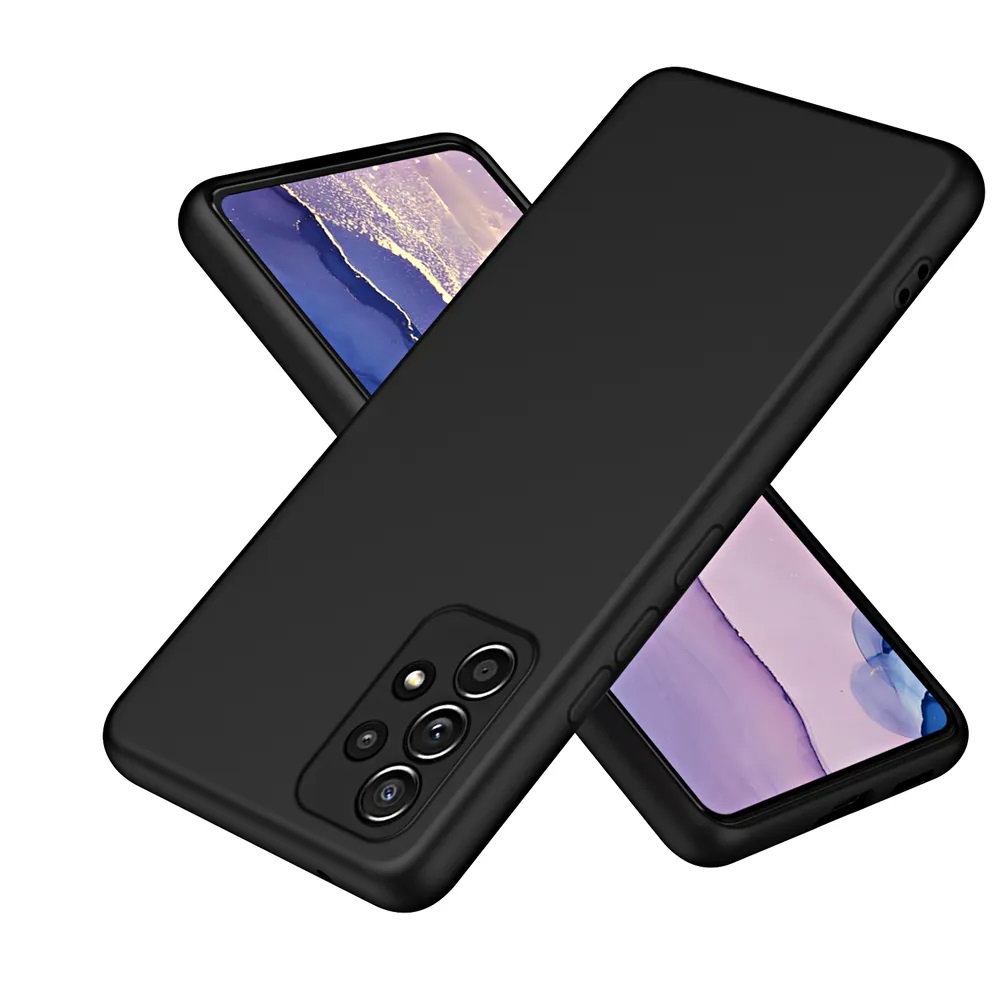 FUNDA PARA SAMSUNG A56 SOFT FEELING NEGRO RESISTENTE - 1