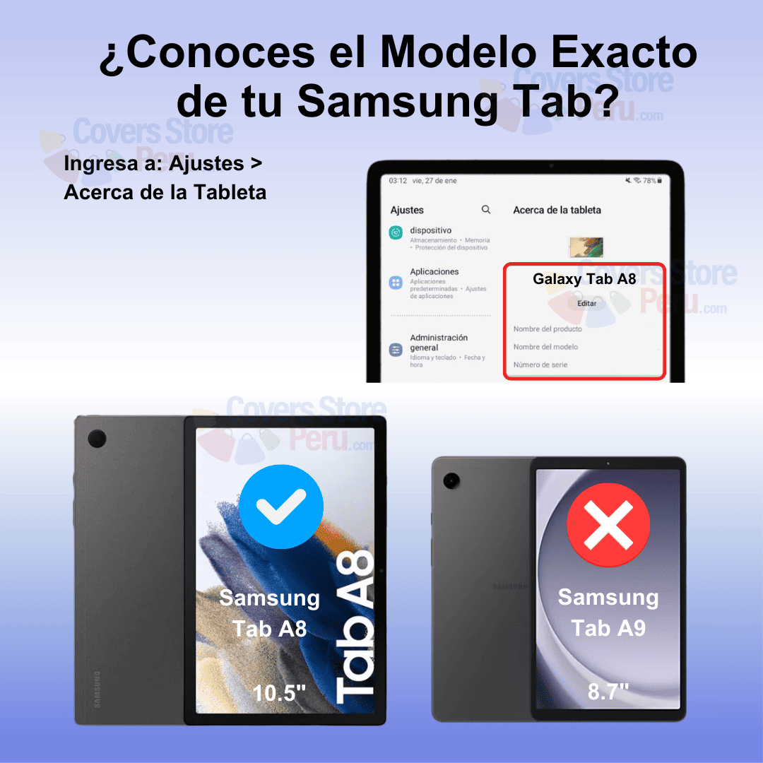 MICA PARA SAMSUNG TAB A8 10.5' DE CERÁMICA MATTE ANTISHOCK RESISTENTE - 2