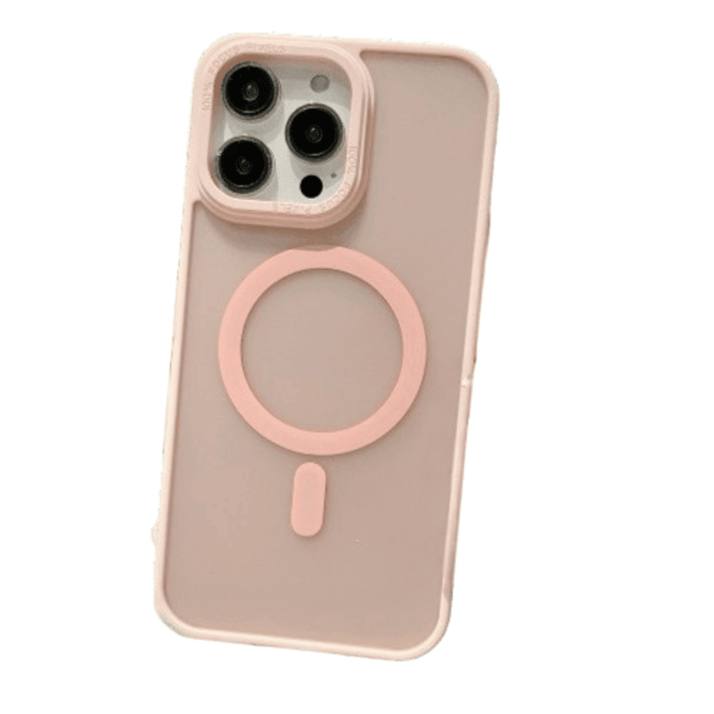 FUNDA PARA SAMSUNG S25 MAGSAFE AHUMADO MATE ANTISHOCK ROSA - 1