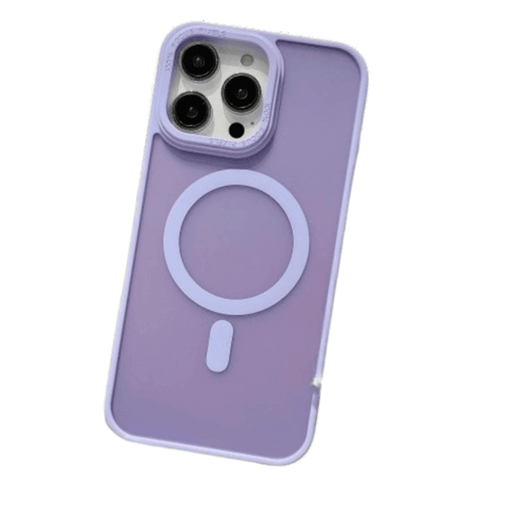 FUNDA PARA SAMSUNG S25 PLUS MAGSAFE AHUMADO MATE ANTISHOCK LILA - 1