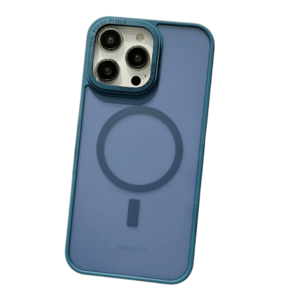 FUNDA PARA SAMSUNG S25 ULTRA MAGSAFE AHUMADO MATE ANTISHOCK AZUL - 1