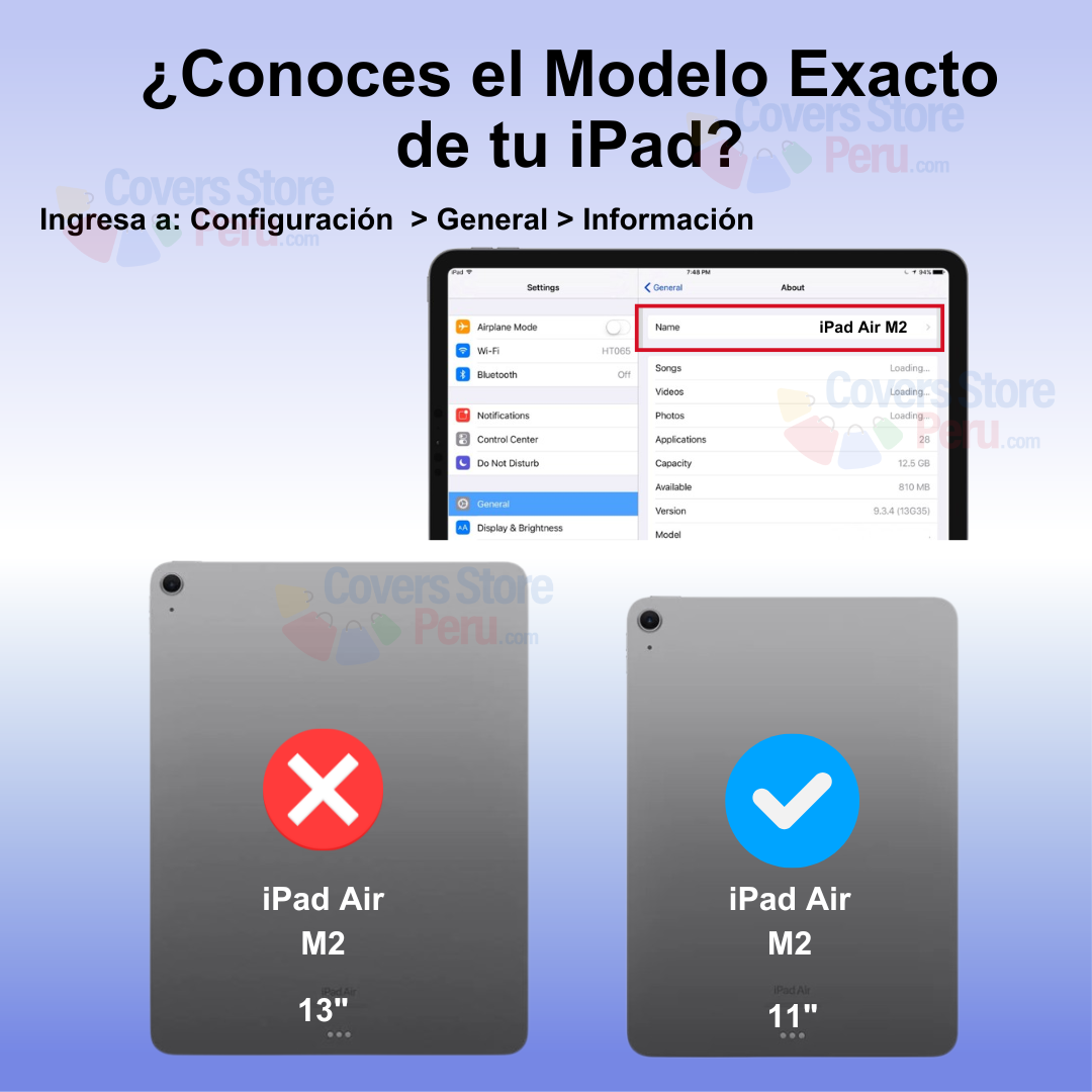 FUNDA CON TECLADO TOUCH FOR IPAD AIR M2 11' CELESTE - 2
