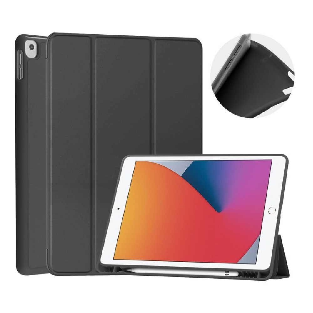 FUNDA PARA LENOVO XIAOXIN PAD 11 2025 IMANTADA + PORTALÁPIZ NEGRO ANTISHOCK - 1