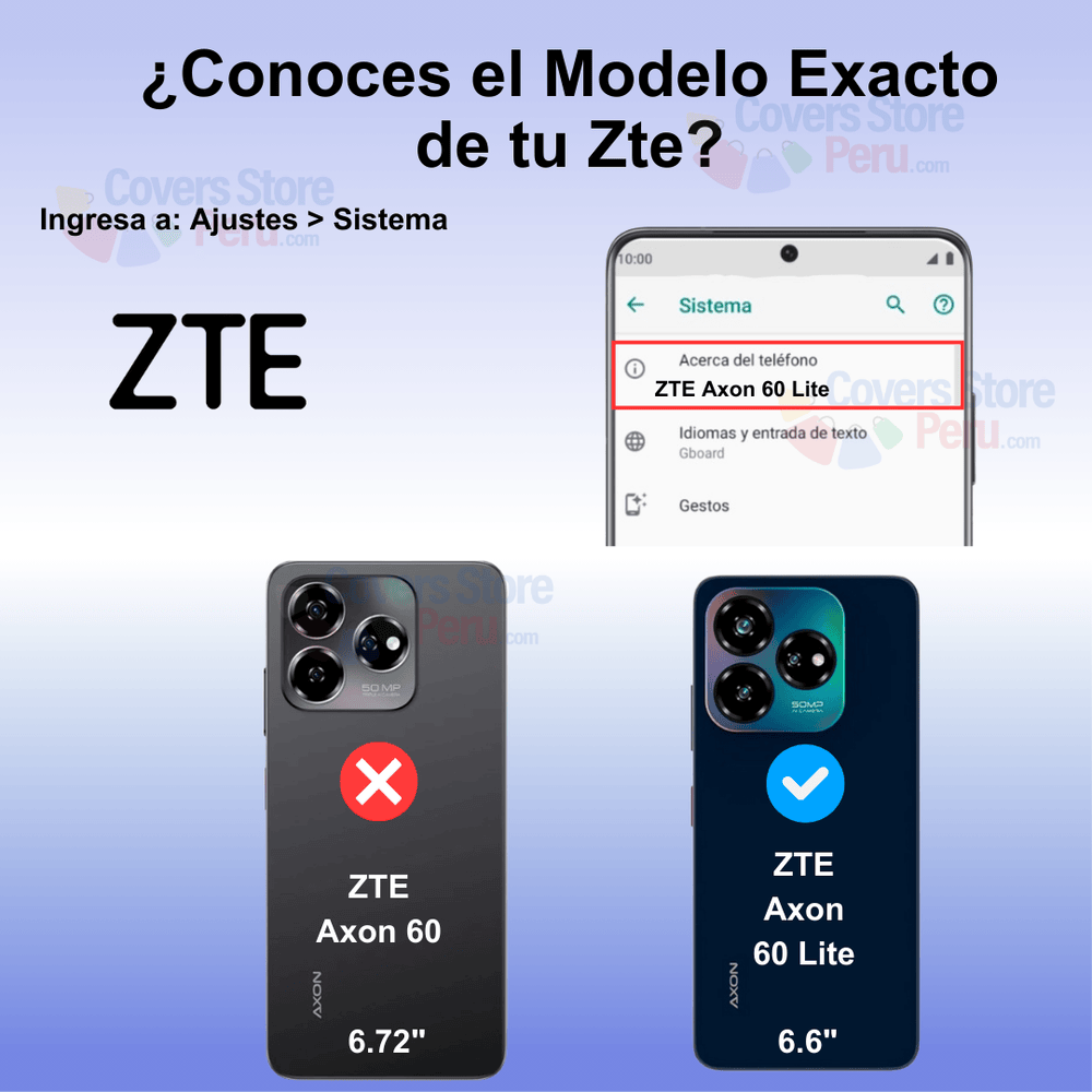FUNDA PARA ZTE AXON 60 LITE SOFT FEELING ROJO RESISTENTE - 2