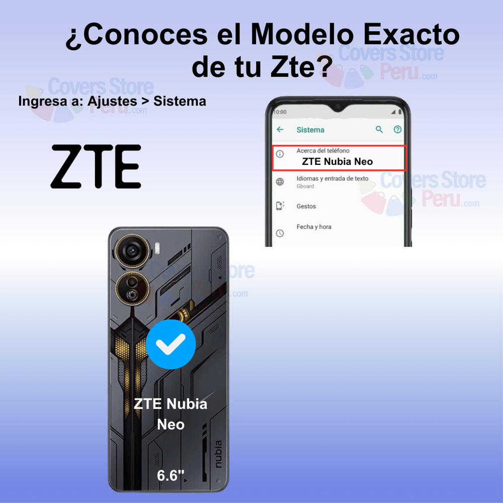 FUNDA PARA ZTE NUBIA NEO SOFT FEELING AZUL RESISTENTE - 2