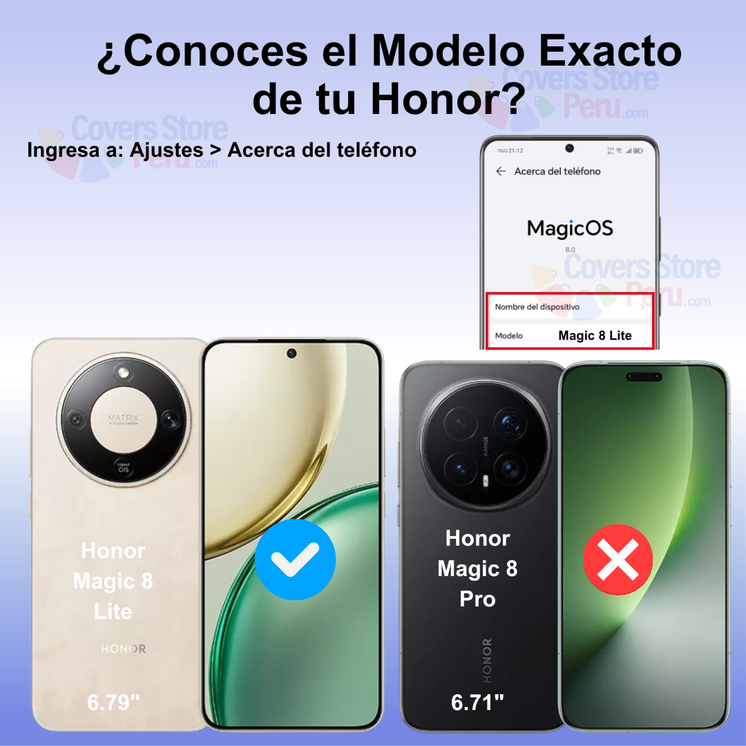 MICA PARA HONOR MAGIC 8 LITE BLACK EDITION 20K ANTISHOCK RESISTENTE - 2
