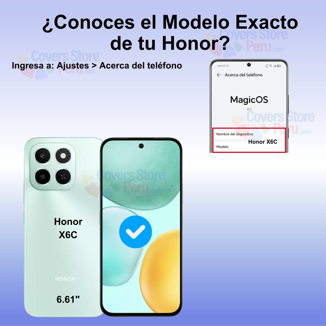 MICA PROTECTOR PARA HONOR X6C VIDRIO TEMPLADO OG ANTISHOCK - 2
