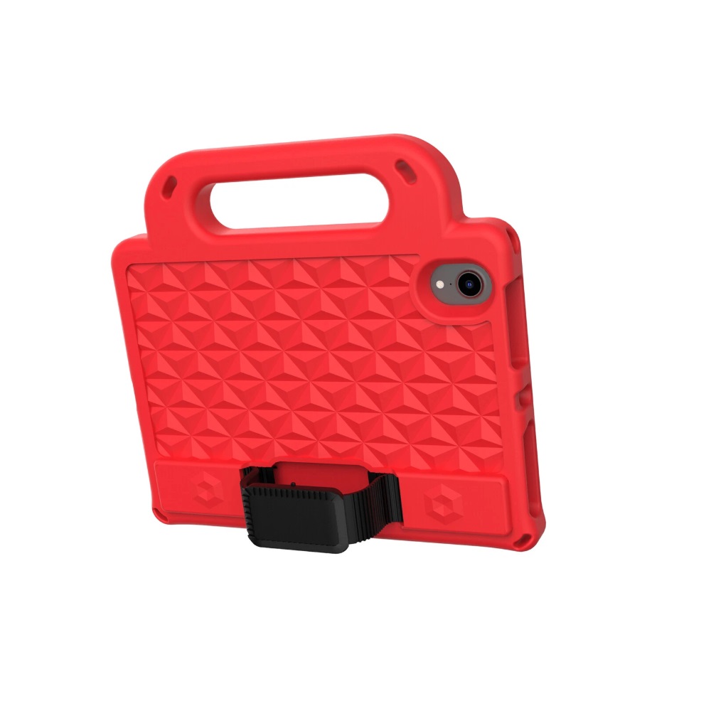 FUNDA PARA IPAD MINI A17 PRO 8.3' DE GOMA DIAMANTE NEGRO RESISTENTE - 1