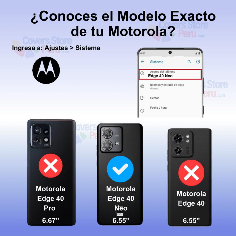 FUNDA PARA MOTOROLA EDGE 40 NEO SPACE TRANSPARENTE RESISTENTE - 2