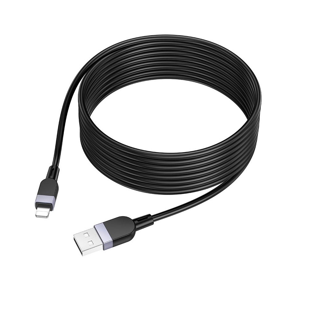 CABLE HOCO X109 ENERGY SILICONA USB A IP 3M NEGRO - 1