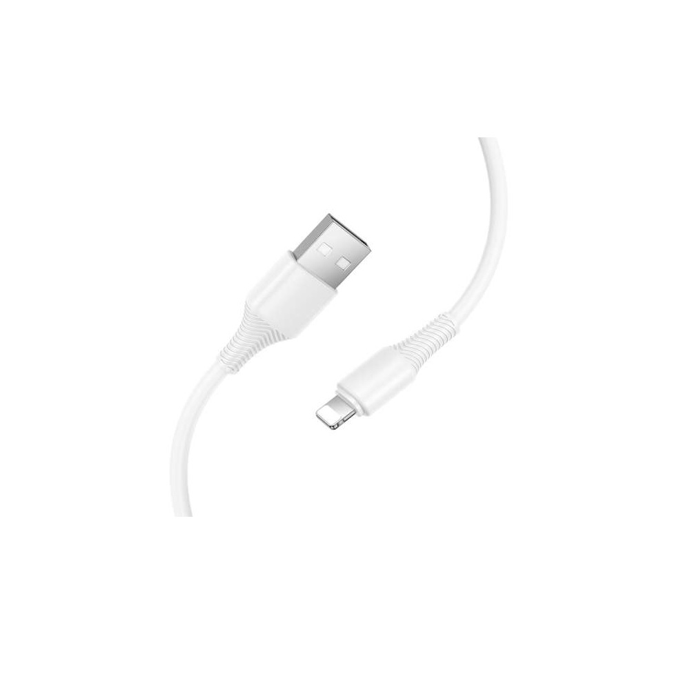 CABLE HOCO X120 BENEFICIO USB A IP CARGA RÁPIDA BLANCO - 2