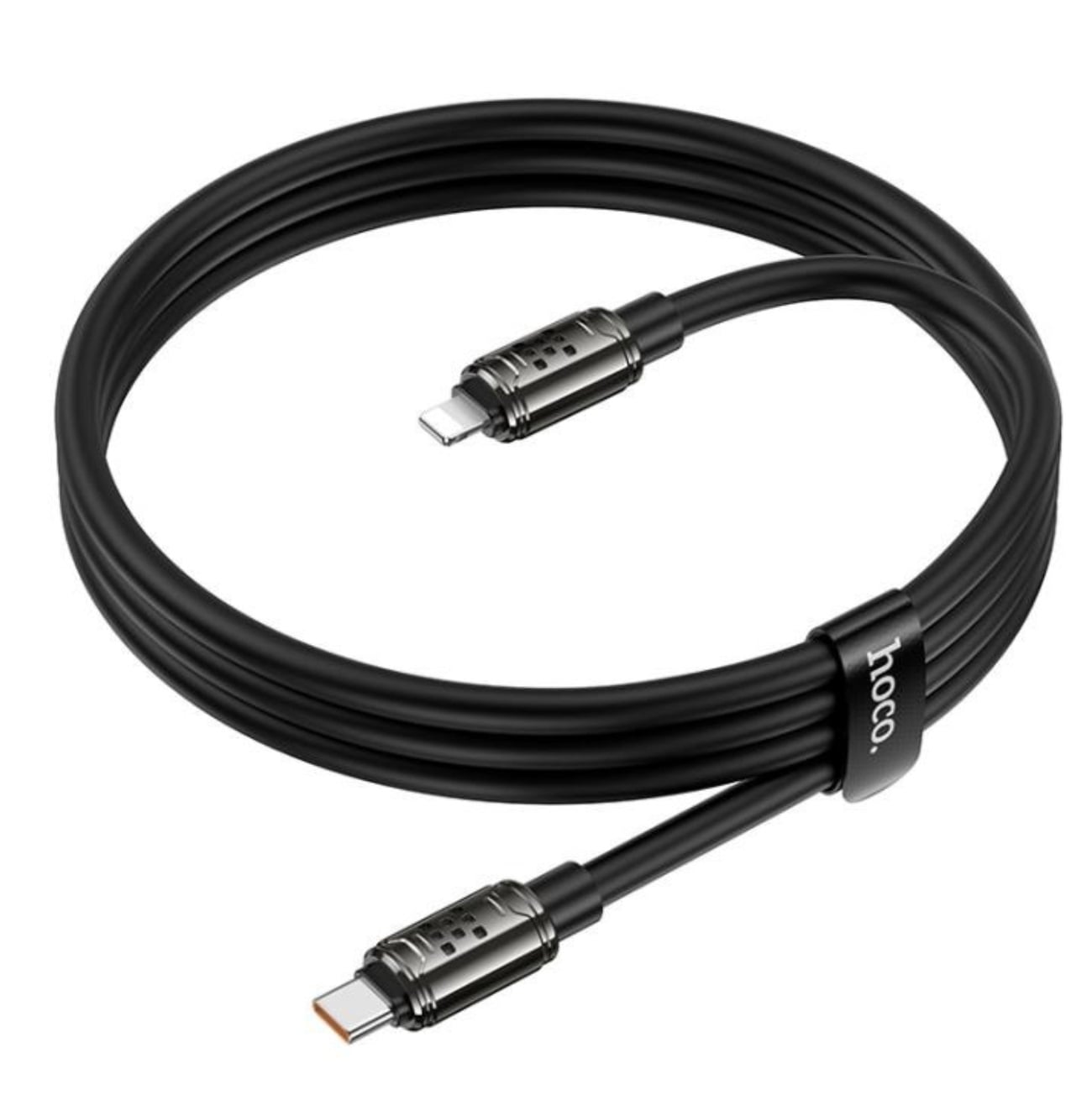 CABLE HOCO U143 JOY TIPO-C A IP PD 27W CARGA RÁPIDA NEGRO - 1