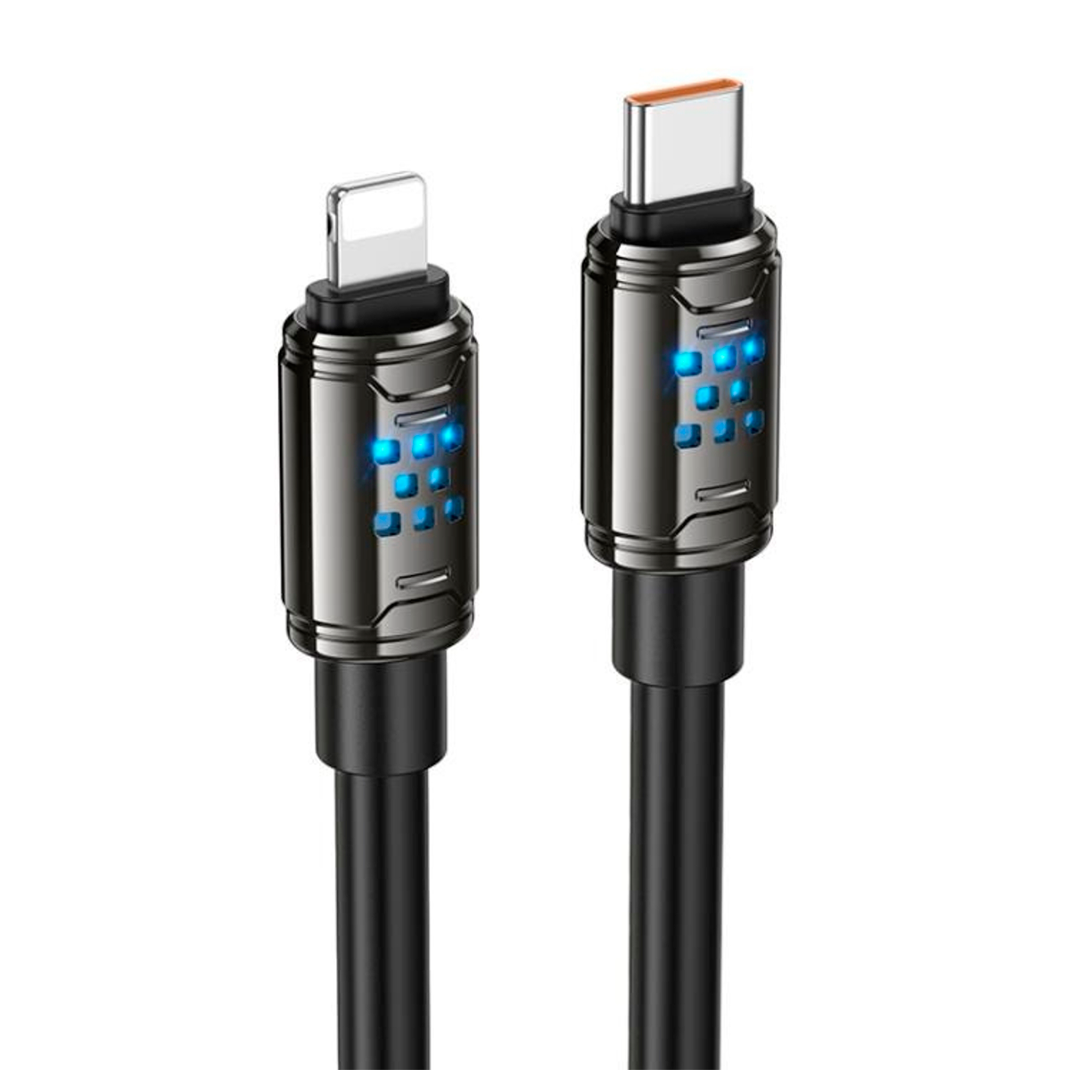 CABLE HOCO U143 JOY TIPO-C A IP PD 27W CARGA RÁPIDA NEGRO - 2