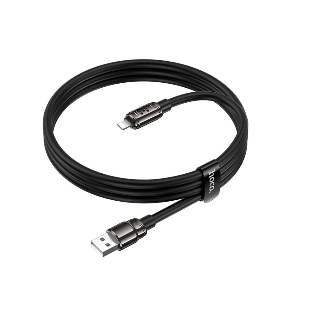 CABLE HOCO U143 JOY USB A IP CARGA RÁPIDA NEGRO - 1
