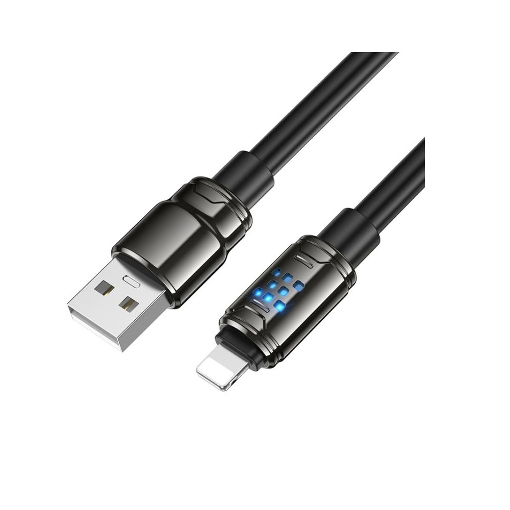 CABLE HOCO U143 JOY USB A IP CARGA RÁPIDA NEGRO - 2