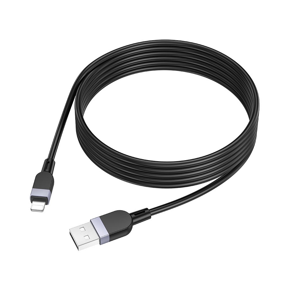 CABLE HOCO X109 ENERGY SILICONA USB A IP PD 2M NEGRO - 1