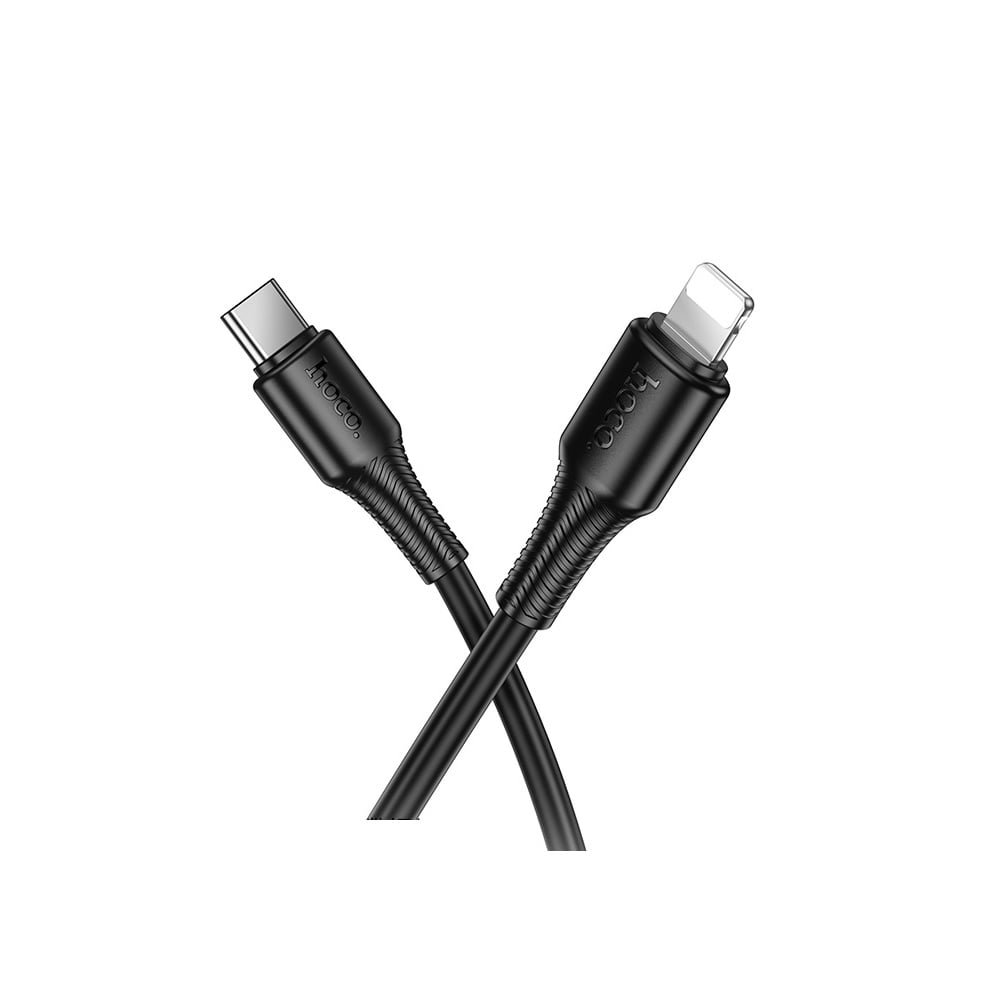 CABLE HOCO X120 BENEFICIO TIPO-C A IP PD 27W CARGA RÁPIDA NEGRO - 2