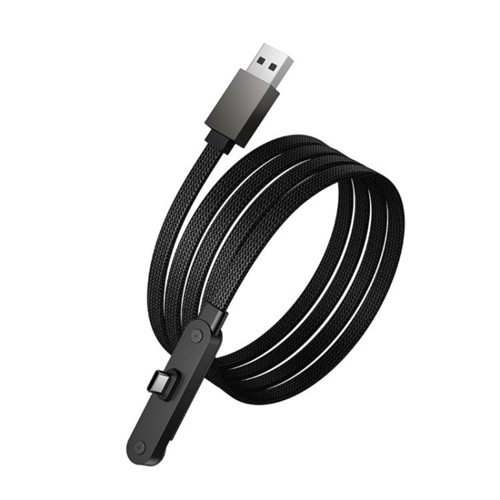CABLE HOCO U150 EXQUISITE SOPORTE USB A TIPO-C DATOS NEGRO - 1