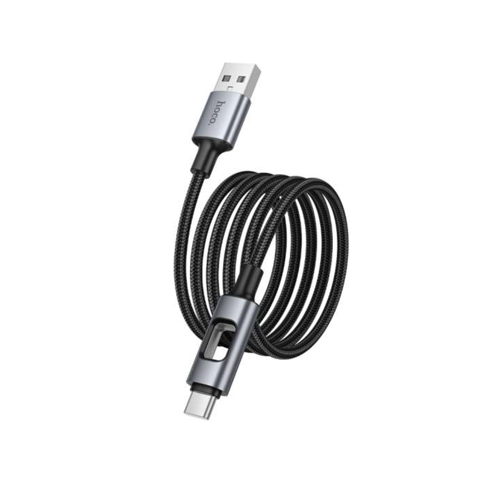 CABLE HOCO U144 NEW USB A TIPO-C CARGA RÁPIDA NEGRO - 1