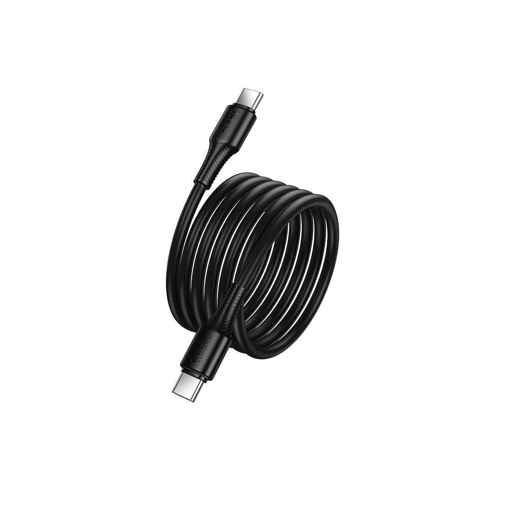 CABLE HOCO X120 BENEFICIO TIPO-C A TIPO-C 60W NEGRO - 1
