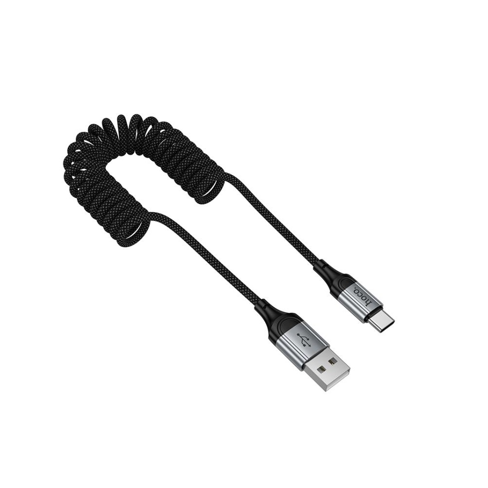 CABLE HOCO X121 NUEVO USB A TIPO-C CARGA RÁPIDA NEGRO - 1