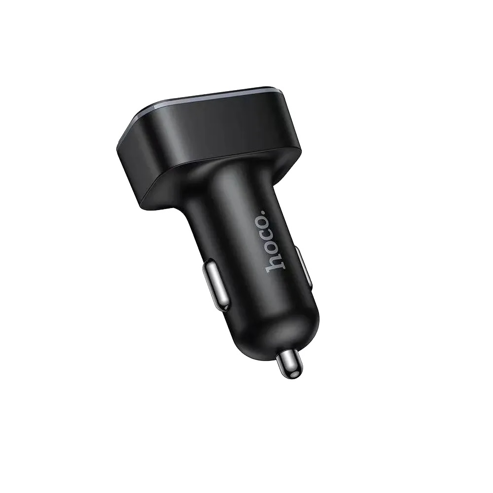 CARGADOR PARA AUTO HOCO Z63A 42W CABLE TIPO C A C NEGRO - 1