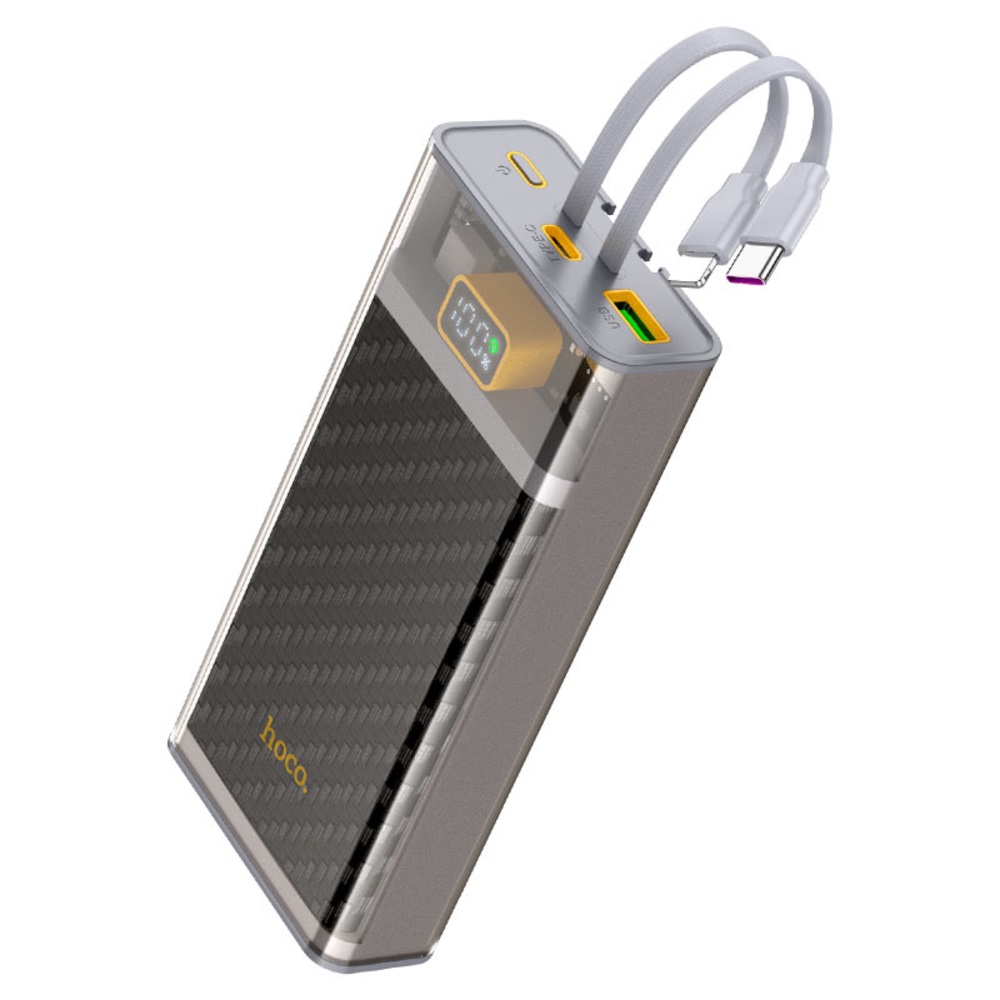 POWER BANK 20000MAH HOCO J104A FAST CHARGE 22.5W NEGRO - 1