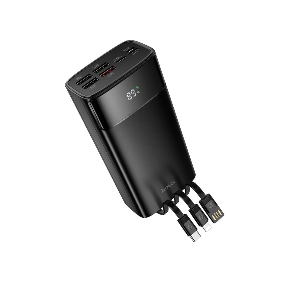 POWER BANK 30000MAH HOCO DB89B ELEMENT 22.5W NEGRO - 1