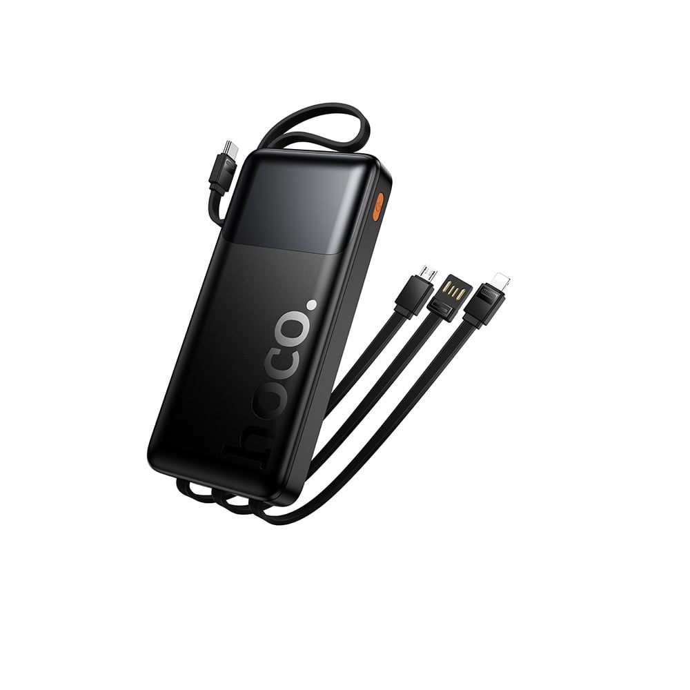 POWER BANK 10000MAH HOCO J156 FOUNDER 4 CABLES 22.5W NEGRO - 2