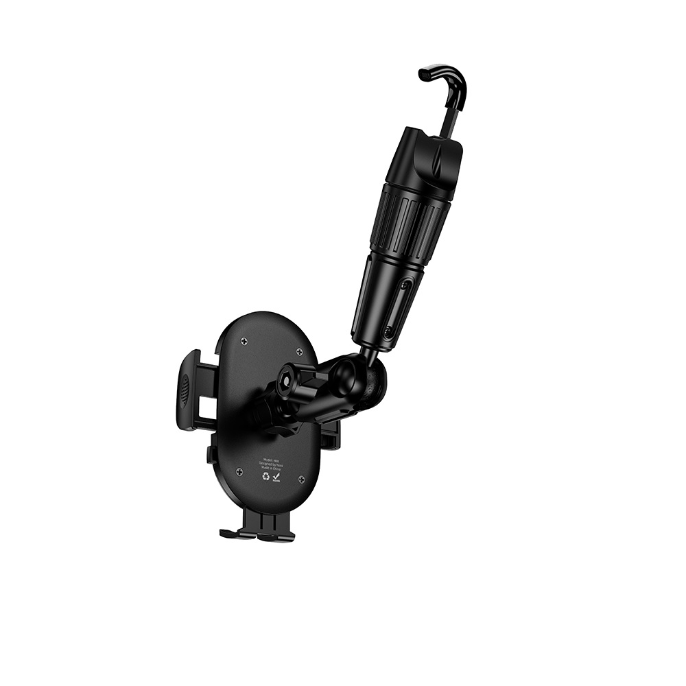 SOPORTE PARA CELULAR HOCO H88 ESPEJO RETROVISOR SLIM NEGRO - 2