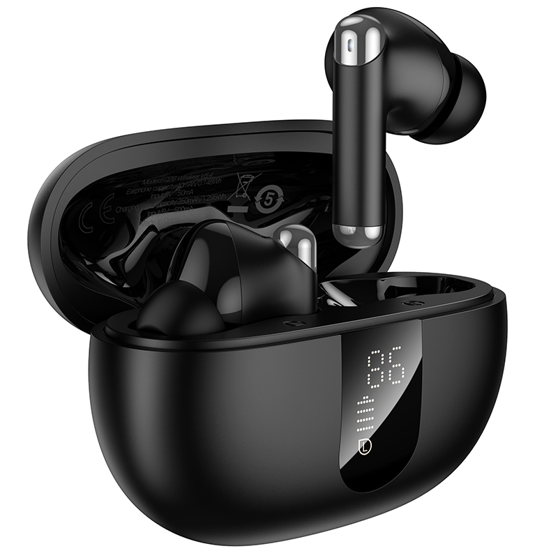 AUDÍFONOS INALAMBRICOS HOCO EQ26 BLUETOOTH ANC ENC NEGRO - 1