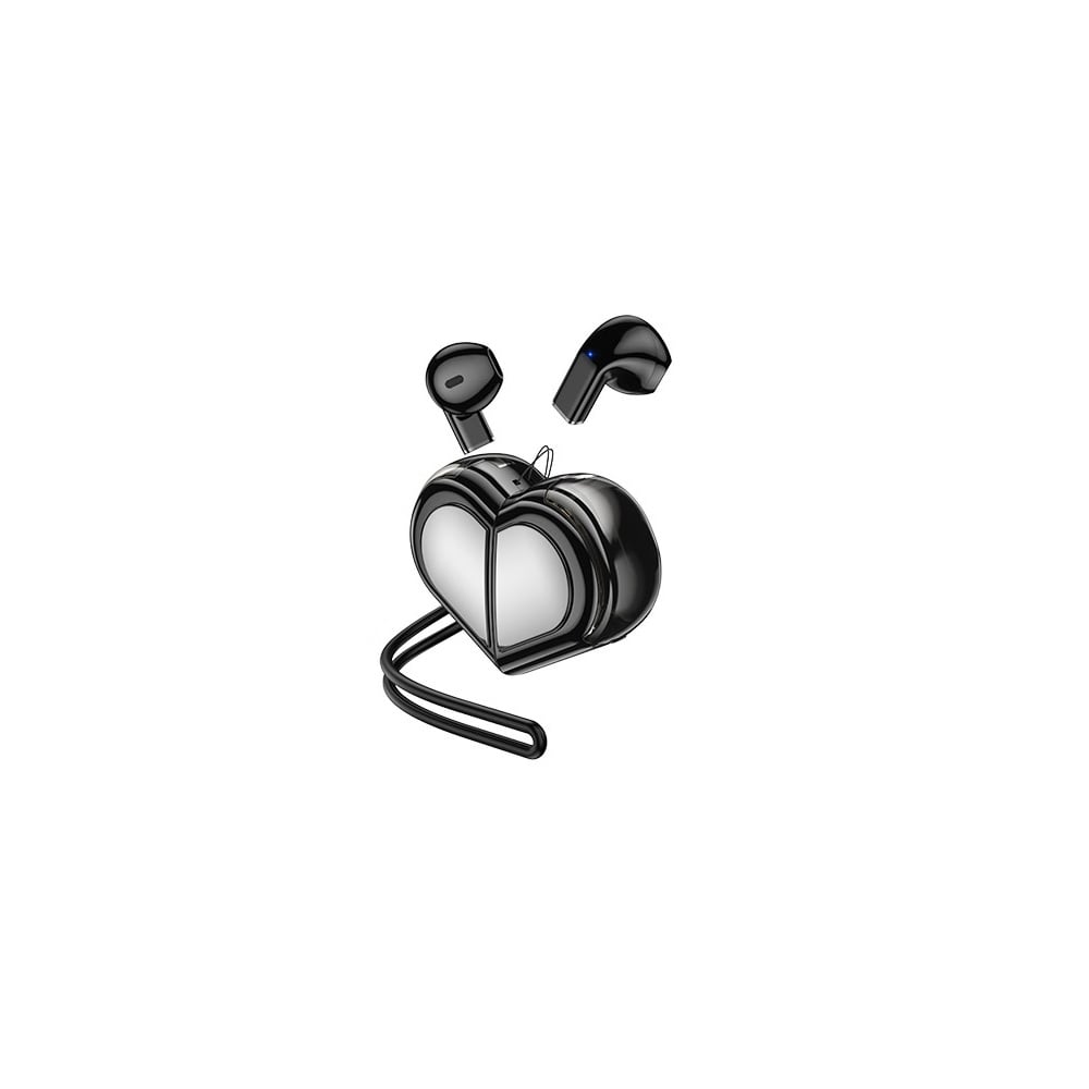 AUDÍFONOS INALAMBRICOS HOCO DES39 BLUETOOTH CORAZON NEGRO - 1