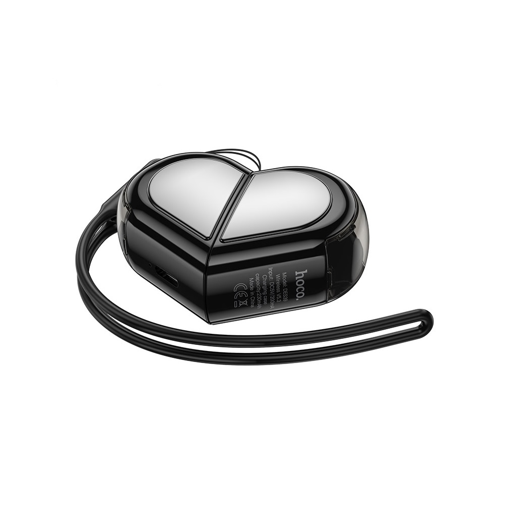 AUDÍFONOS INALAMBRICOS HOCO DES39 BLUETOOTH CORAZON NEGRO - 2