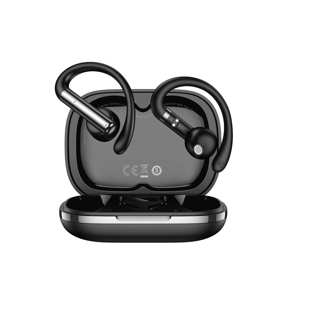 AUDÍFONOS INALAMBRICOS HOCO EW206 BLUETOOTH STEREONEGRO - 1